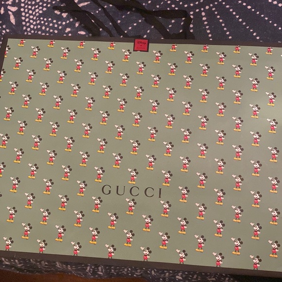 Gucci Mickey Mouse gift bag